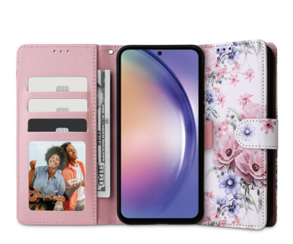 Etui do telefonów TECH-PROTECT Wallet do Xiaomi Redmi 12 blossom flower 9490713936238